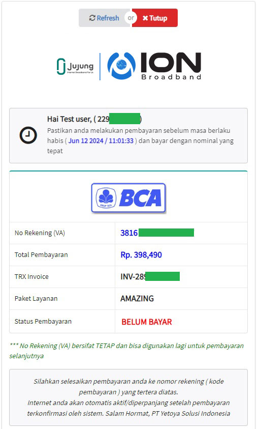 Pembayaran Melalui BCA